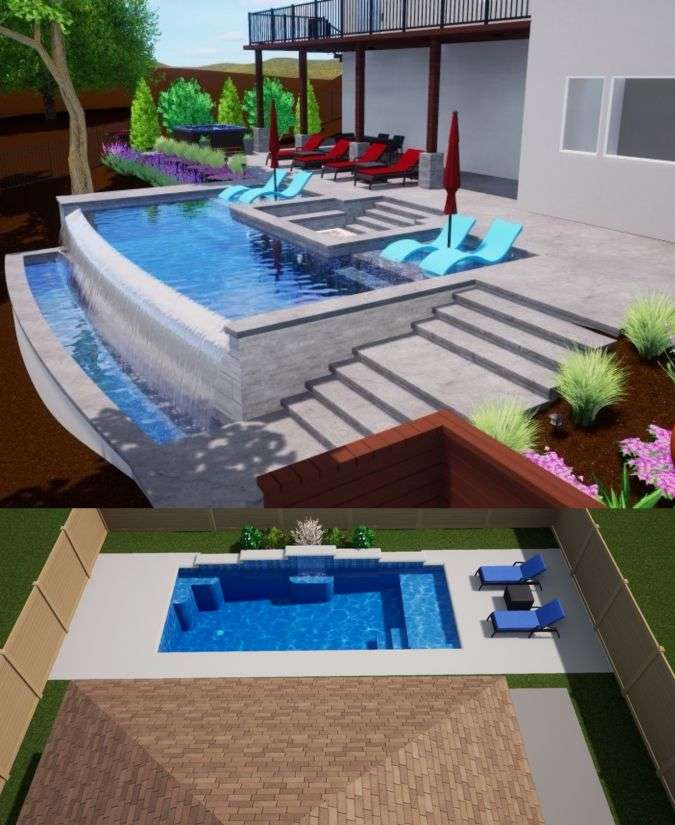 Pool Design Renderings
