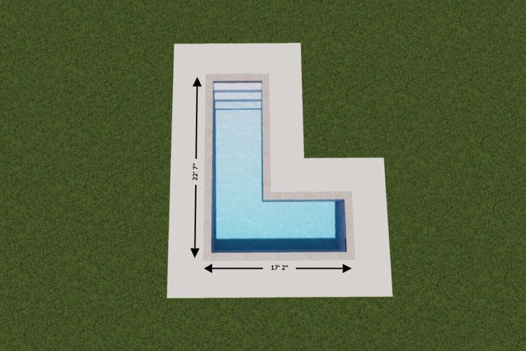 The Entertainer - L-Shape Swimming Pool