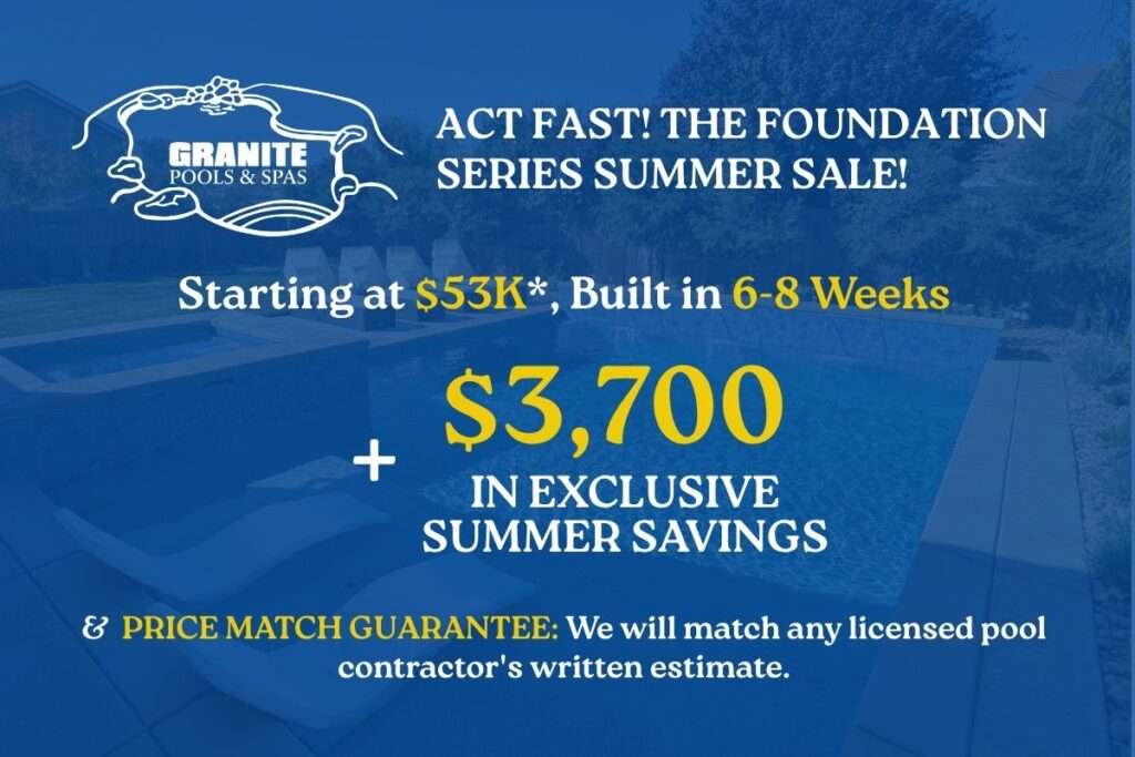 Summer Series Sale Foundation Series Pool Cost